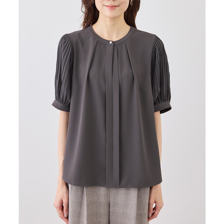 袖プリーツハーフスリーブブラウス | ROPE' PICNIC | 詳細画像37 