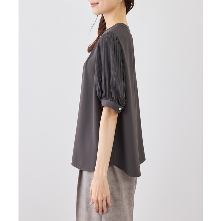 袖プリーツハーフスリーブブラウス | ROPE' PICNIC | 詳細画像38 