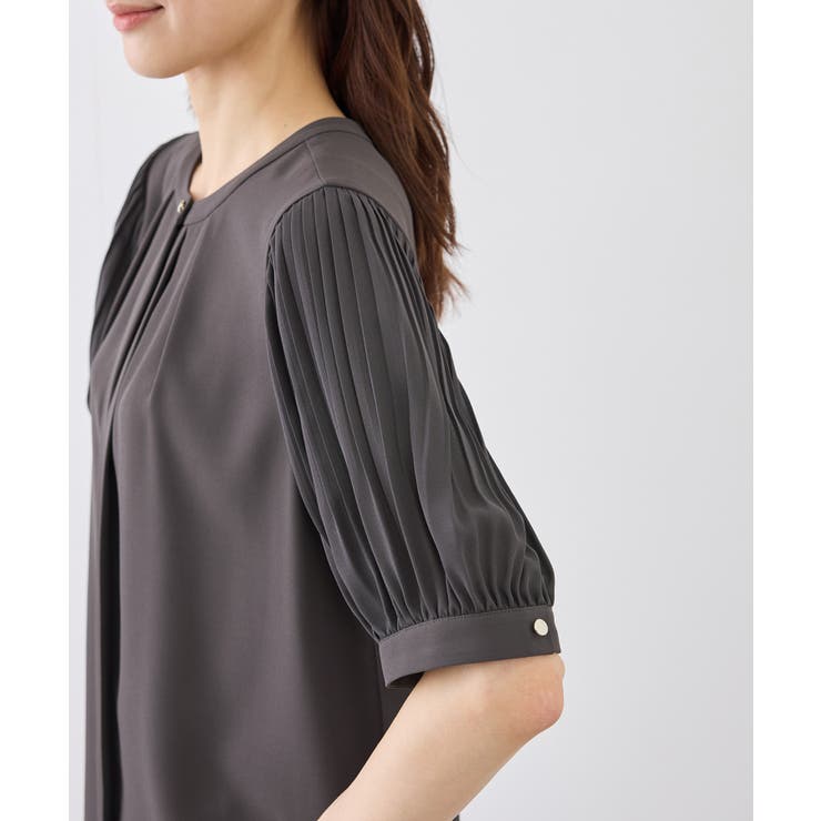 袖プリーツハーフスリーブブラウス | ROPE' PICNIC | 詳細画像42 