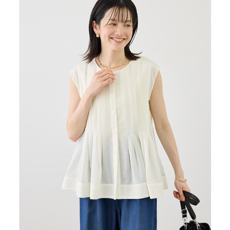 【WEB限定カラー】タックデザインシャツ | ROPE' PICNIC | 詳細画像11 