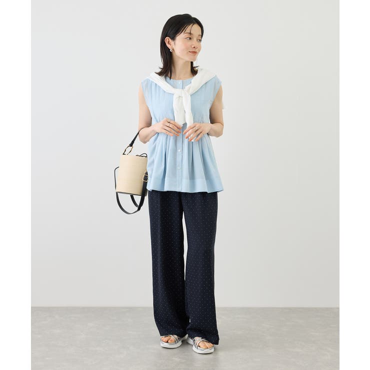 【WEB限定カラー】タックデザインシャツ | ROPE' PICNIC | 詳細画像14 