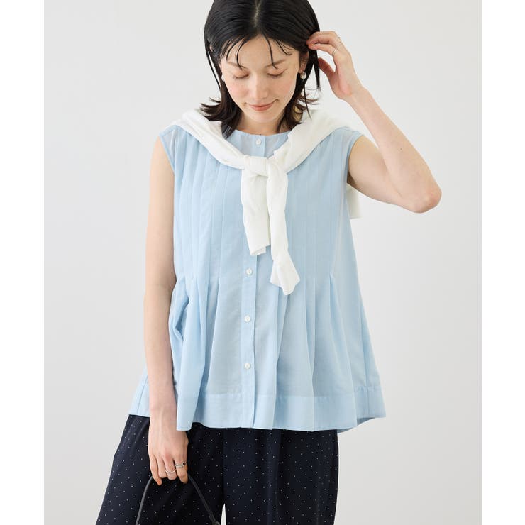 【WEB限定カラー】タックデザインシャツ | ROPE' PICNIC | 詳細画像16 