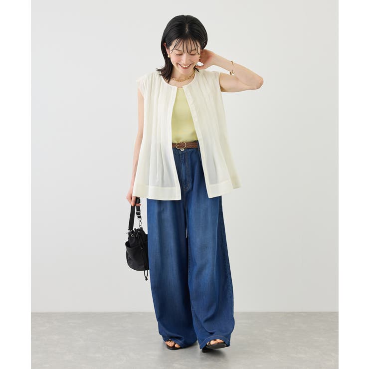 【WEB限定カラー】タックデザインシャツ | ROPE' PICNIC | 詳細画像8 