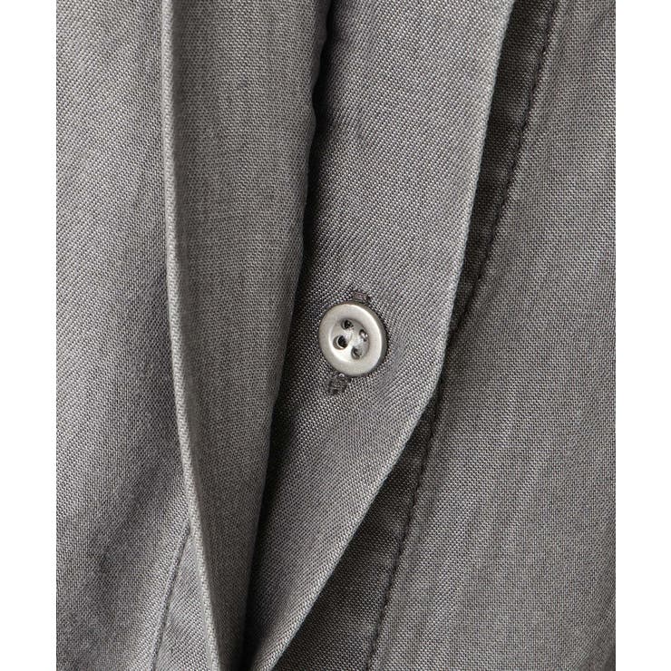 【emur/エミュール】ラウンドヘム抜き襟比翼シャツ | ROPE' PICNIC | 詳細画像27 