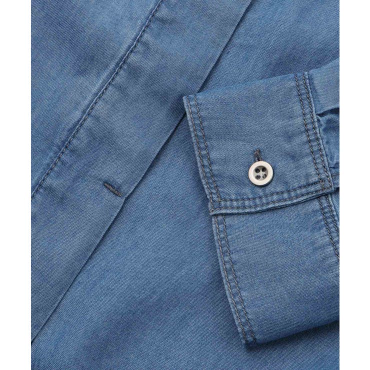 【emur/エミュール】ラウンドヘム抜き襟比翼シャツ | ROPE' PICNIC | 詳細画像33 