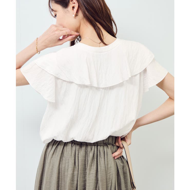【emur/エミュール】ランダムラッフルブラウス | ROPE' PICNIC | 詳細画像16 