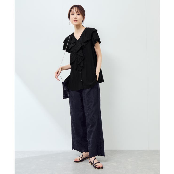 【emur/エミュール】ランダムラッフルブラウス | ROPE' PICNIC | 詳細画像3 