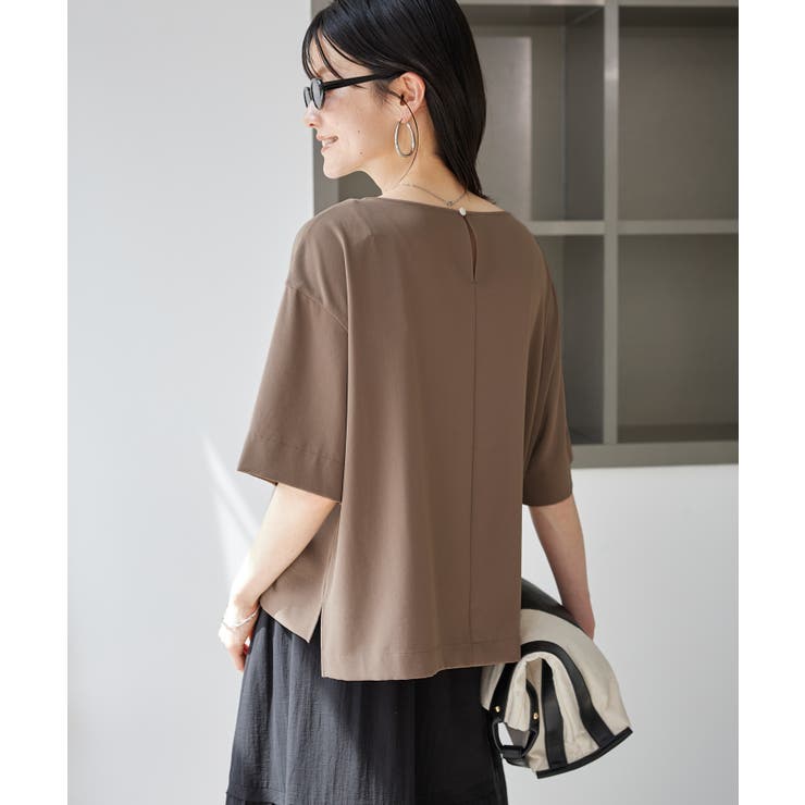 【一部店舗限定】ジョーゼットTeeブラウス/UVケア・接触冷感・防シワ | ROPE' PICNIC | 詳細画像15 