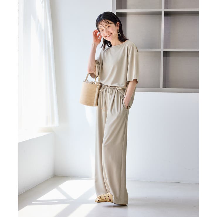 【一部店舗限定】ジョーゼットTeeブラウス/UVケア・接触冷感・防シワ | ROPE' PICNIC | 詳細画像17 