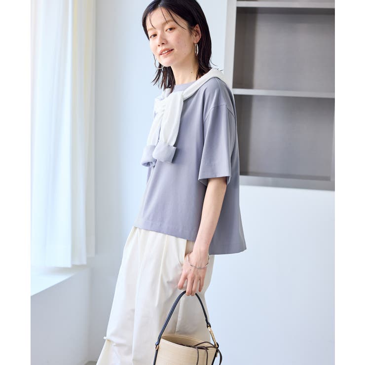 【一部店舗限定】ジョーゼットTeeブラウス/UVケア・接触冷感・防シワ | ROPE' PICNIC | 詳細画像25 