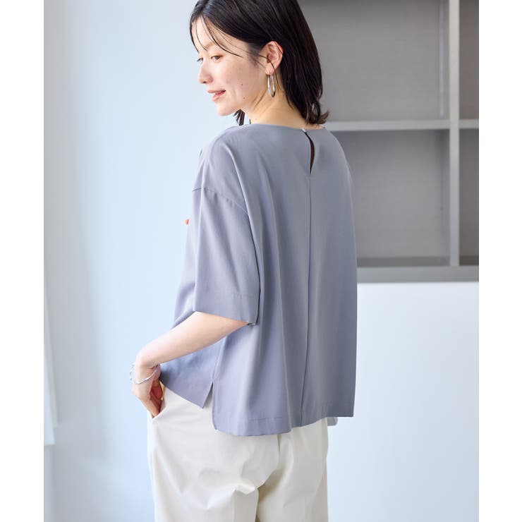 【一部店舗限定】ジョーゼットTeeブラウス/UVケア・接触冷感・防シワ | ROPE' PICNIC | 詳細画像27 