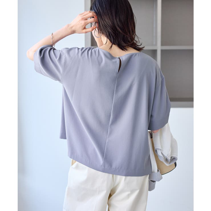 【一部店舗限定】ジョーゼットTeeブラウス/UVケア・接触冷感・防シワ | ROPE' PICNIC | 詳細画像28 