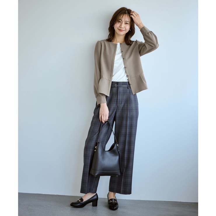 360°ウルトラストレッチ 羽織れるペプラムブラウス 花粉ガード | ROPE' PICNIC | 詳細画像14 