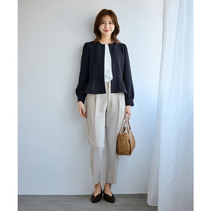 360°ウルトラストレッチ 羽織れるペプラムブラウス 花粉ガード | ROPE' PICNIC | 詳細画像22 