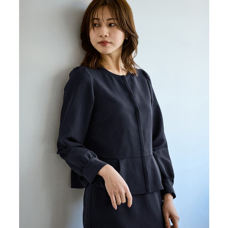 360°ウルトラストレッチ 羽織れるペプラムブラウス 花粉ガード | ROPE' PICNIC | 詳細画像28 