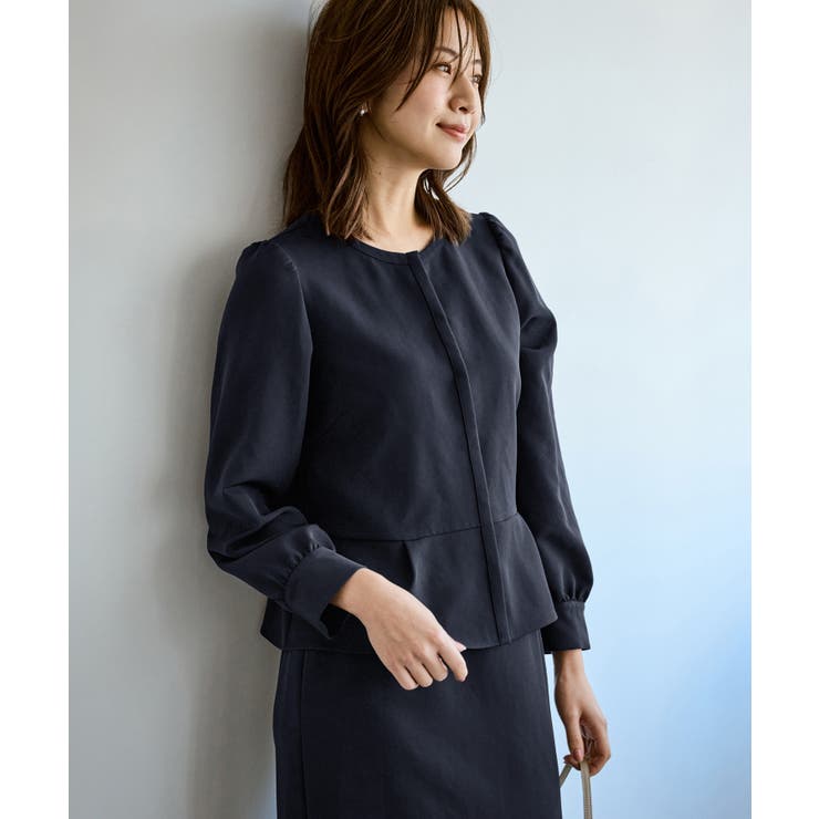 360°ウルトラストレッチ 羽織れるペプラムブラウス 花粉ガード | ROPE' PICNIC | 詳細画像29 
