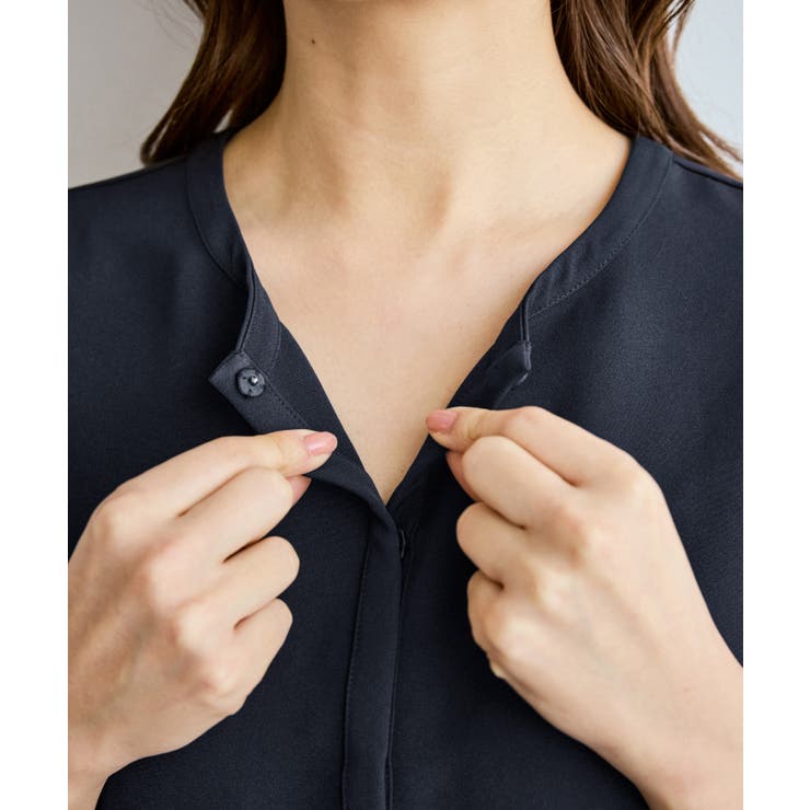 360°ウルトラストレッチ 羽織れるペプラムブラウス 花粉ガード | ROPE' PICNIC | 詳細画像37 