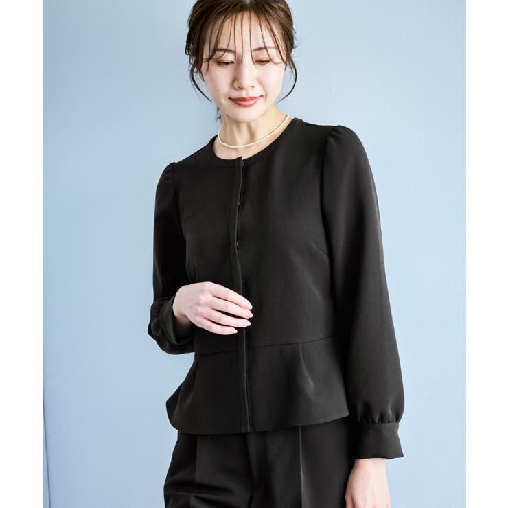 360°ウルトラストレッチ 羽織れるペプラムブラウス 花粉ガード | ROPE' PICNIC | 詳細画像4 