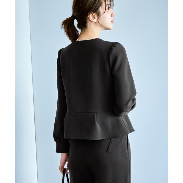 360°ウルトラストレッチ 羽織れるペプラムブラウス 花粉ガード | ROPE' PICNIC | 詳細画像6 