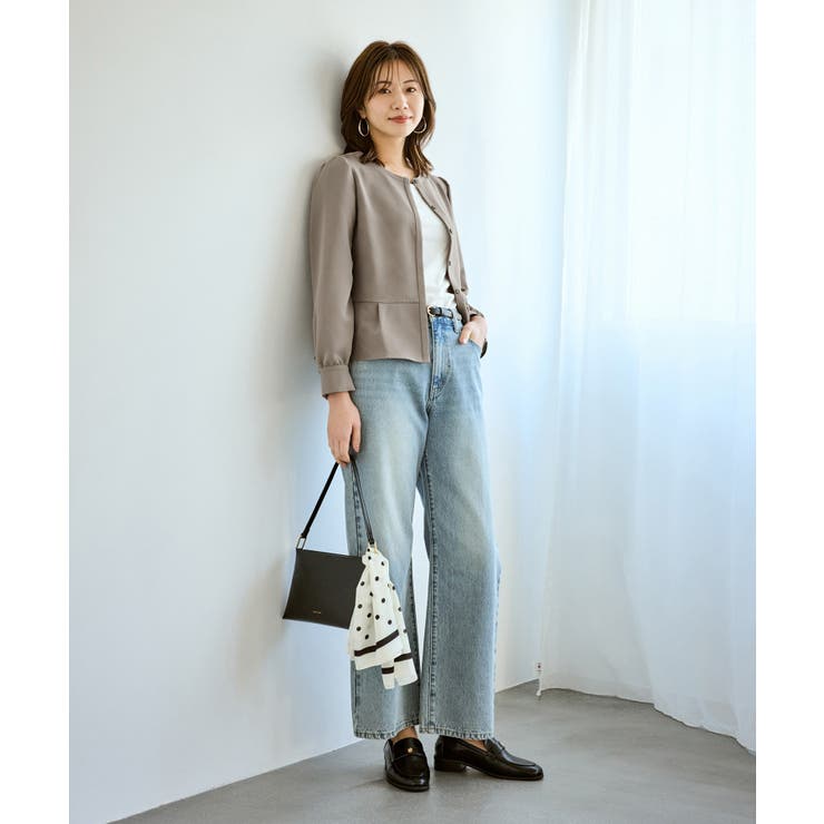 360°ウルトラストレッチ 羽織れるペプラムブラウス 花粉ガード | ROPE' PICNIC | 詳細画像7 