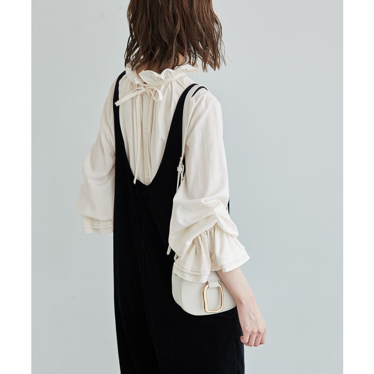 45R雲間草プリントのフリルブラウス 2WAY/フリルブラウス[品番：RPCW0045206]｜ROPE' PICNIC（ロペ