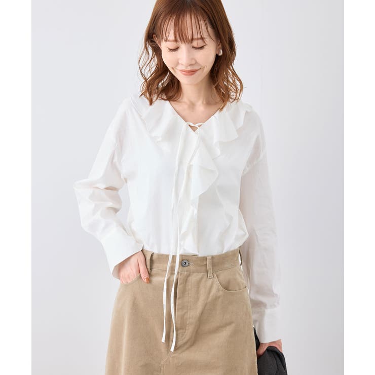 ラッフルブラウス | ROPE' PICNIC | 詳細画像8 