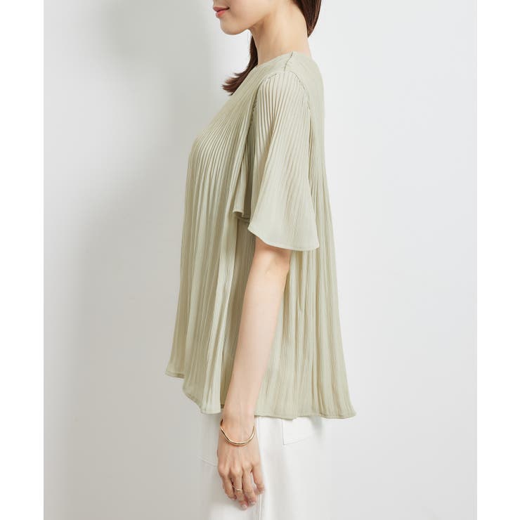 カップ付きプリーツブラウス | ROPE' PICNIC | 詳細画像15 