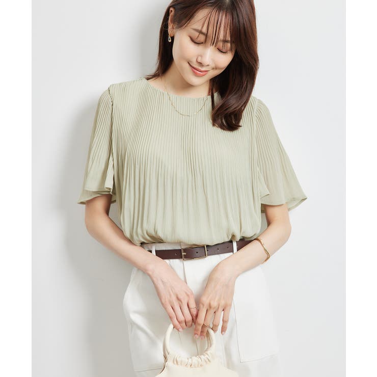 カップ付きプリーツブラウス | ROPE' PICNIC | 詳細画像7 
