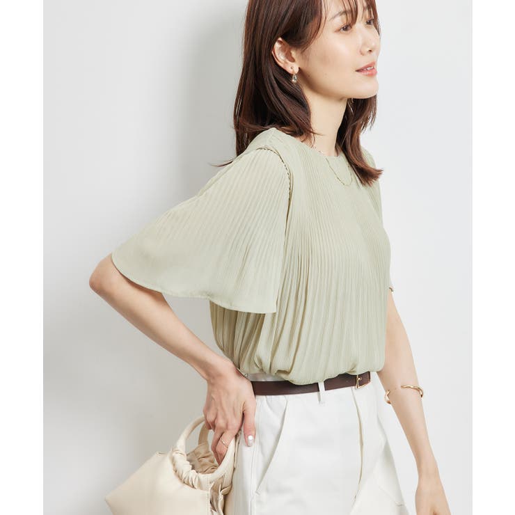 カップ付きプリーツブラウス | ROPE' PICNIC | 詳細画像8 