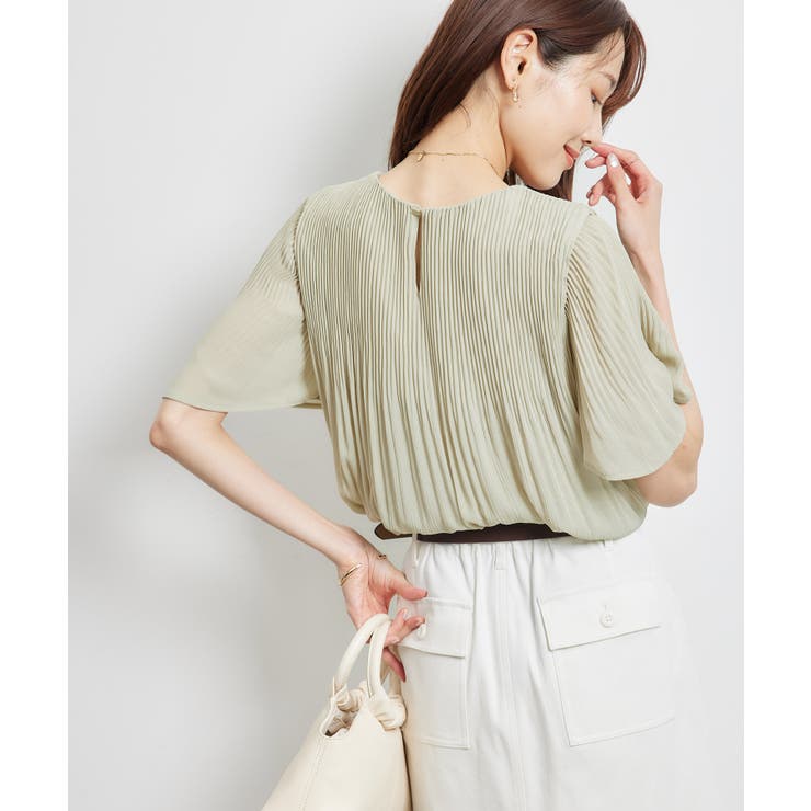 カップ付きプリーツブラウス | ROPE' PICNIC | 詳細画像9 