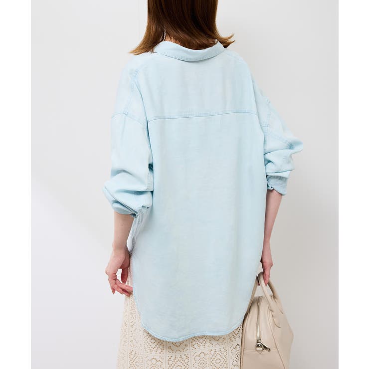 シャンブレーデニム調シャツ | ROPE' PICNIC | 詳細画像29 