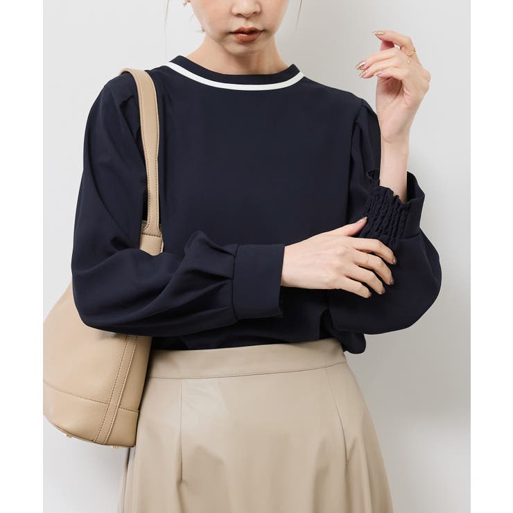 【前後2WAY】【WEB限定カラー】配色リボンブラウス/通勤対応 | ROPE' PICNIC | 詳細画像22 