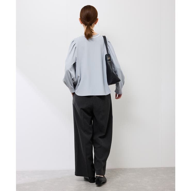 【前後2WAY】【WEB限定カラー】配色リボンブラウス/通勤対応 | ROPE' PICNIC | 詳細画像24 