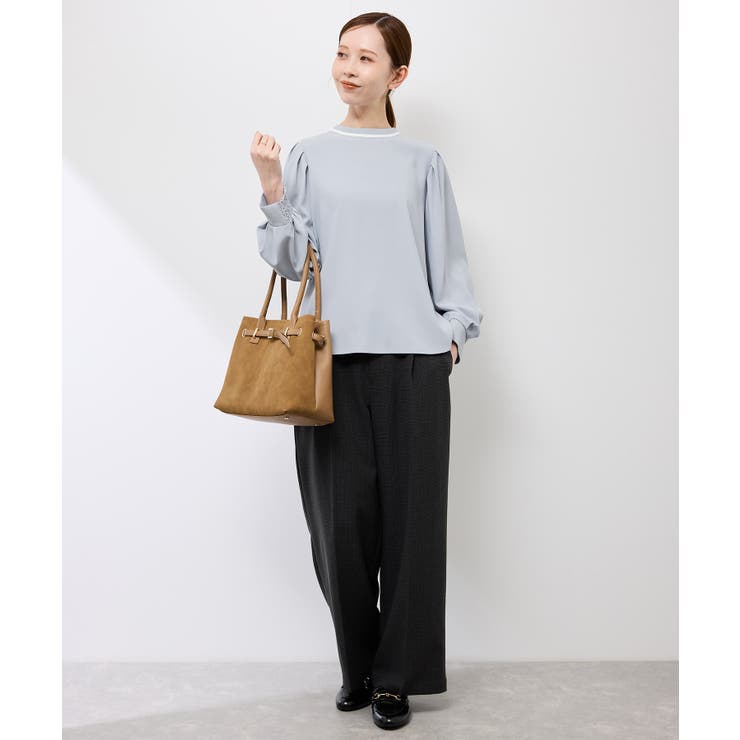 【前後2WAY】【WEB限定カラー】配色リボンブラウス/通勤対応 | ROPE' PICNIC | 詳細画像26 