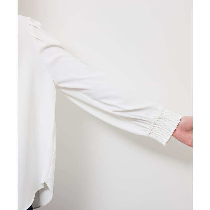 【前後2WAY】【WEB限定カラー】配色リボンブラウス/通勤対応 | ROPE' PICNIC | 詳細画像41 