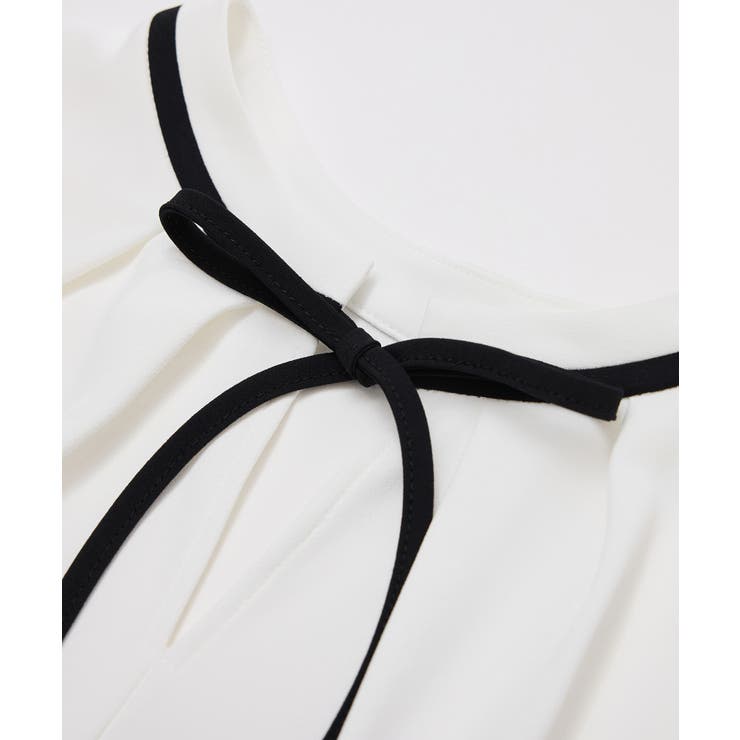 【前後2WAY】【WEB限定カラー】配色リボンブラウス/通勤対応 | ROPE' PICNIC | 詳細画像45 