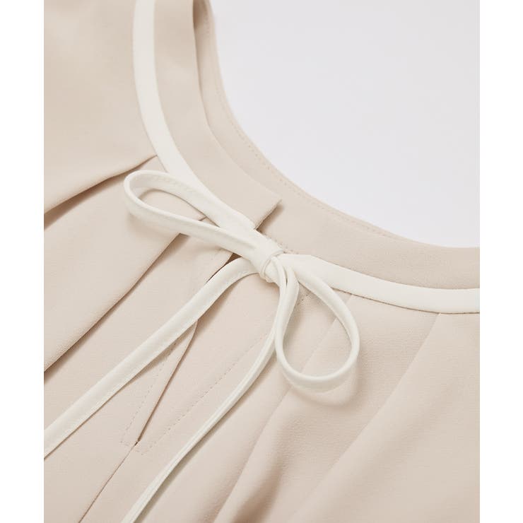 【前後2WAY】【WEB限定カラー】配色リボンブラウス/通勤対応 | ROPE' PICNIC | 詳細画像46 