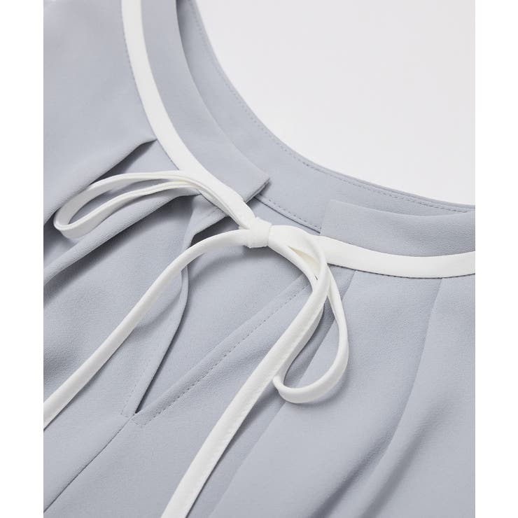 【前後2WAY】【WEB限定カラー】配色リボンブラウス/通勤対応 | ROPE' PICNIC | 詳細画像49 