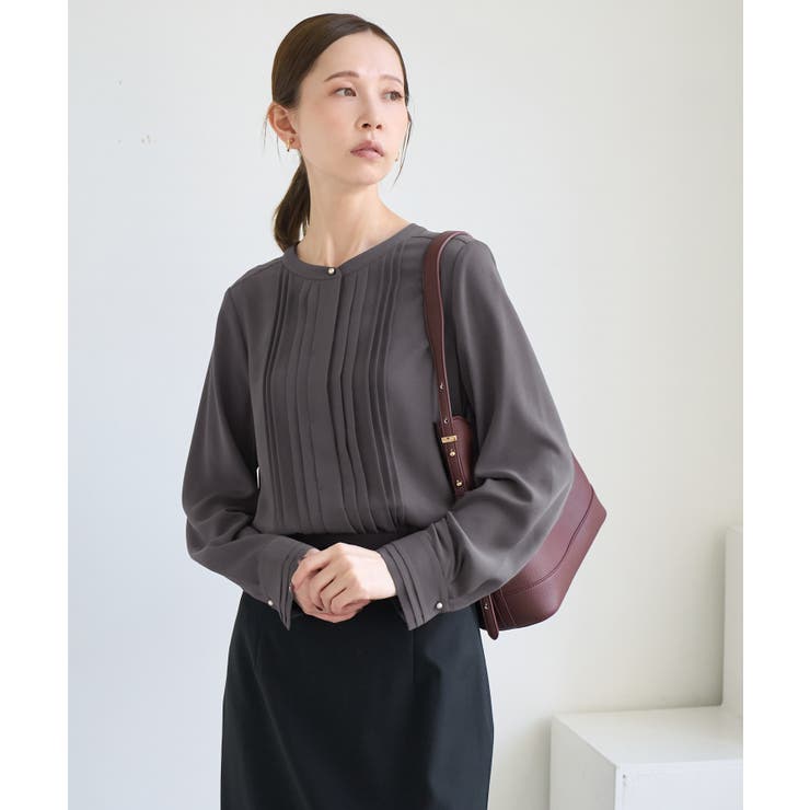 フロントピンタックブラウス/一部WEB限定カラー | ROPE' PICNIC | 詳細画像7 