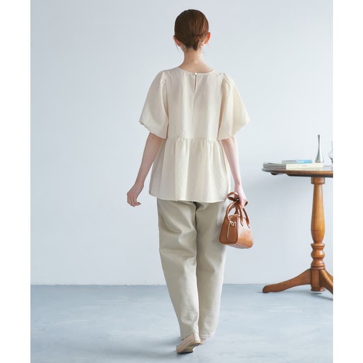 バルーンペプラムブラウス | ROPE' PICNIC | 詳細画像11 