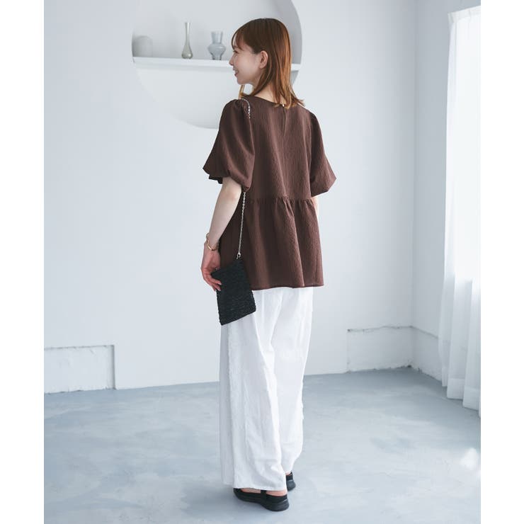 バルーンペプラムブラウス | ROPE' PICNIC | 詳細画像18 