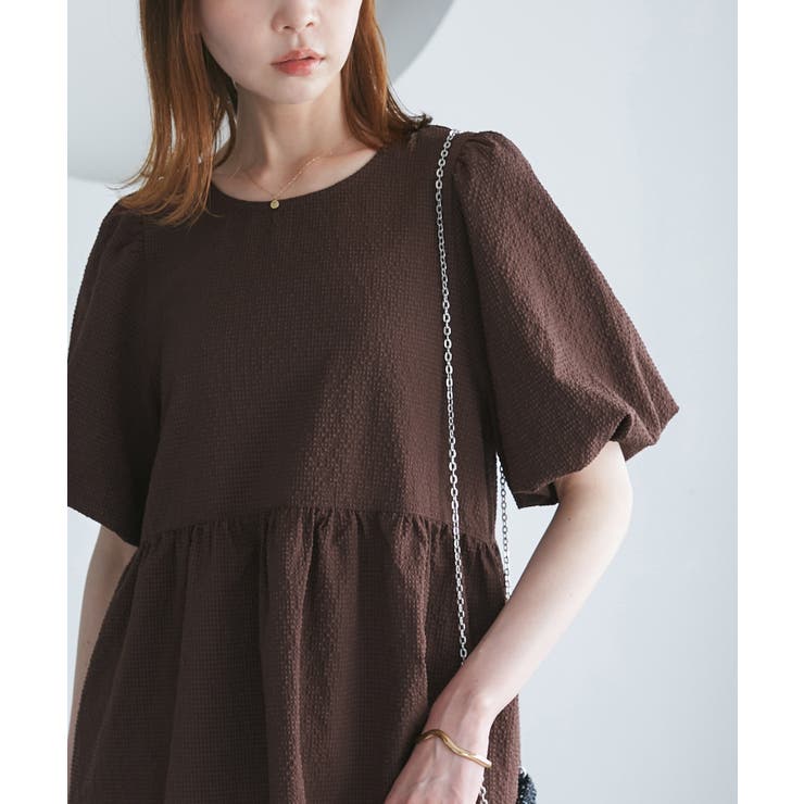 バルーンペプラムブラウス | ROPE' PICNIC | 詳細画像19 