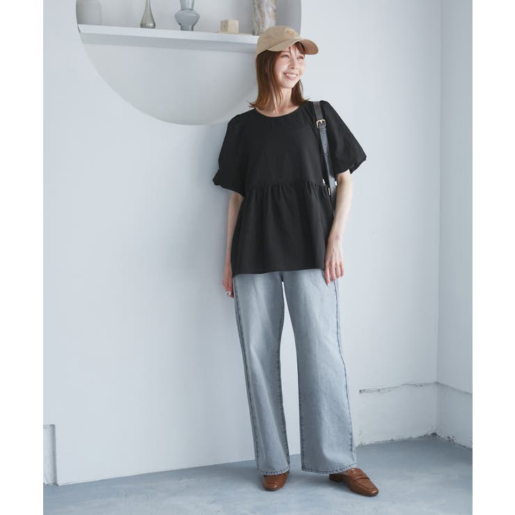 バルーンペプラムブラウス | ROPE' PICNIC | 詳細画像2 