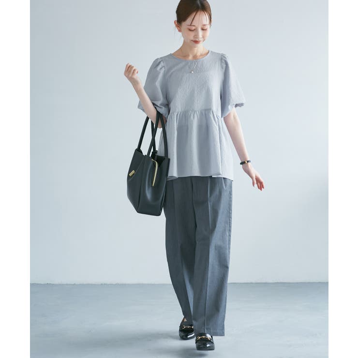 バルーンペプラムブラウス | ROPE' PICNIC | 詳細画像22 