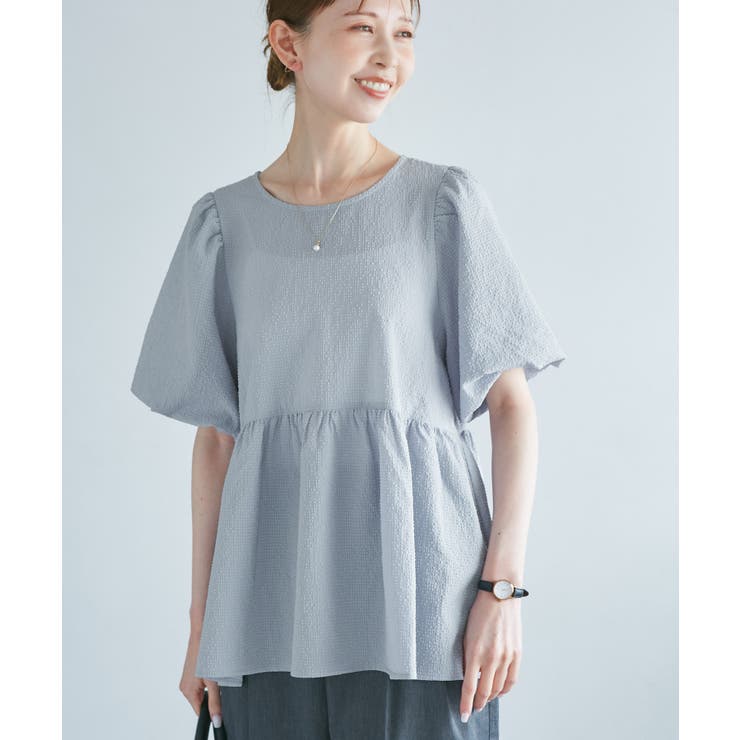 バルーンペプラムブラウス | ROPE' PICNIC | 詳細画像24 