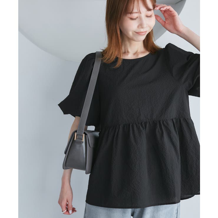 バルーンペプラムブラウス | ROPE' PICNIC | 詳細画像7 