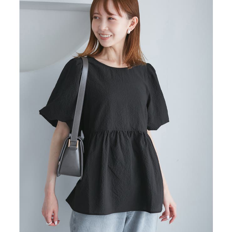 バルーンペプラムブラウス | ROPE' PICNIC | 詳細画像8 