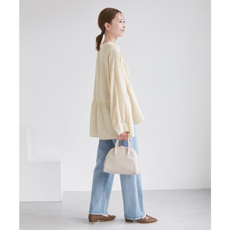 【UVケア・防シワ】羽織れるピンタックデザインペプラムシャツ | ROPE' PICNIC | 詳細画像33 