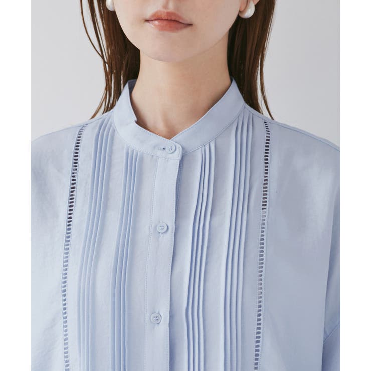 【UVケア・防シワ】羽織れるピンタックデザインペプラムシャツ | ROPE' PICNIC | 詳細画像39 