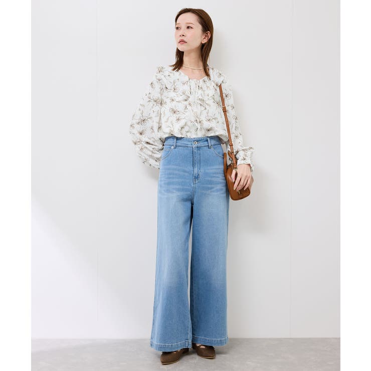 花柄ラッフルデザインブラウス | ROPE' PICNIC | 詳細画像17 